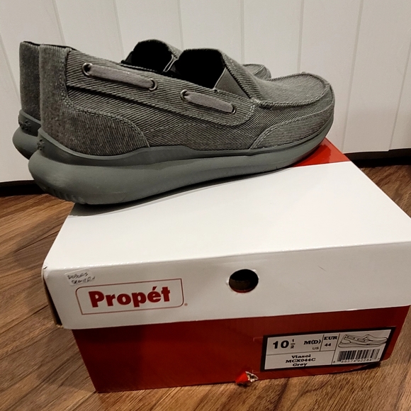 PROPET Men's Grey Slip On Shoes - US 10.5 - Picture 7 of 8